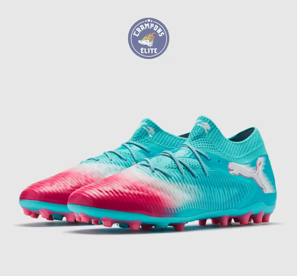 Future 8 Ultimate AG - Bleu Turquoise/Rose/Blanc