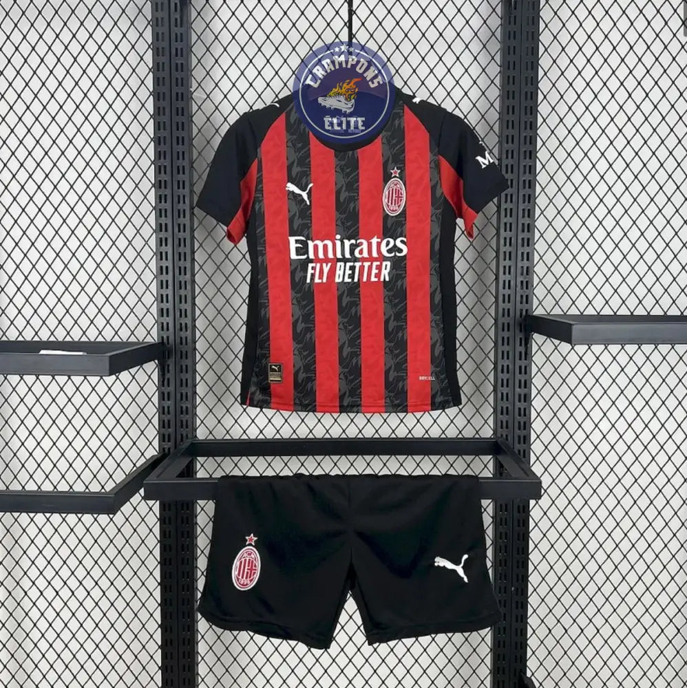 Kits Enfants AC Milan 2025/26 Domicile