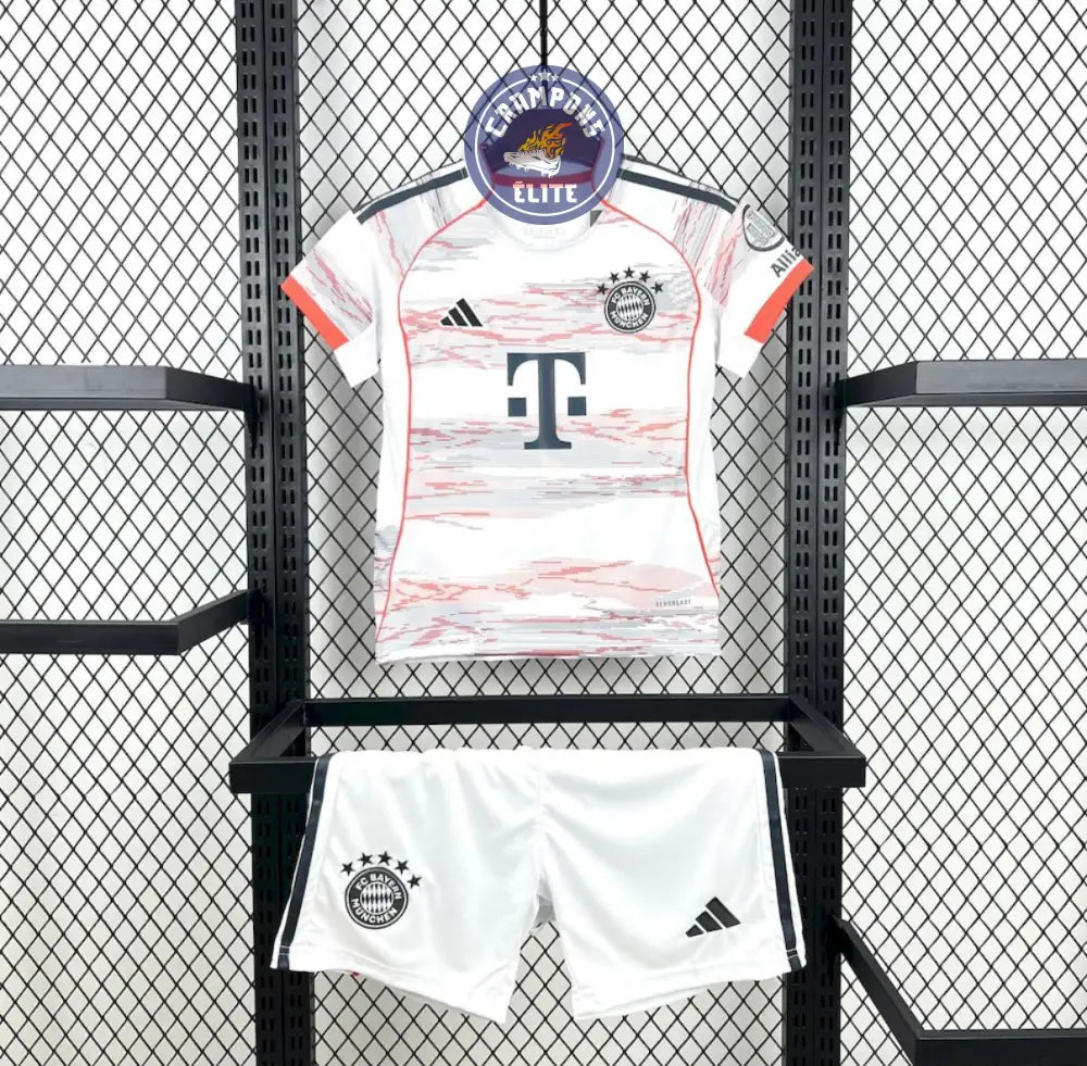 Kits Enfants FC Bayern 2025/26 Extérieur