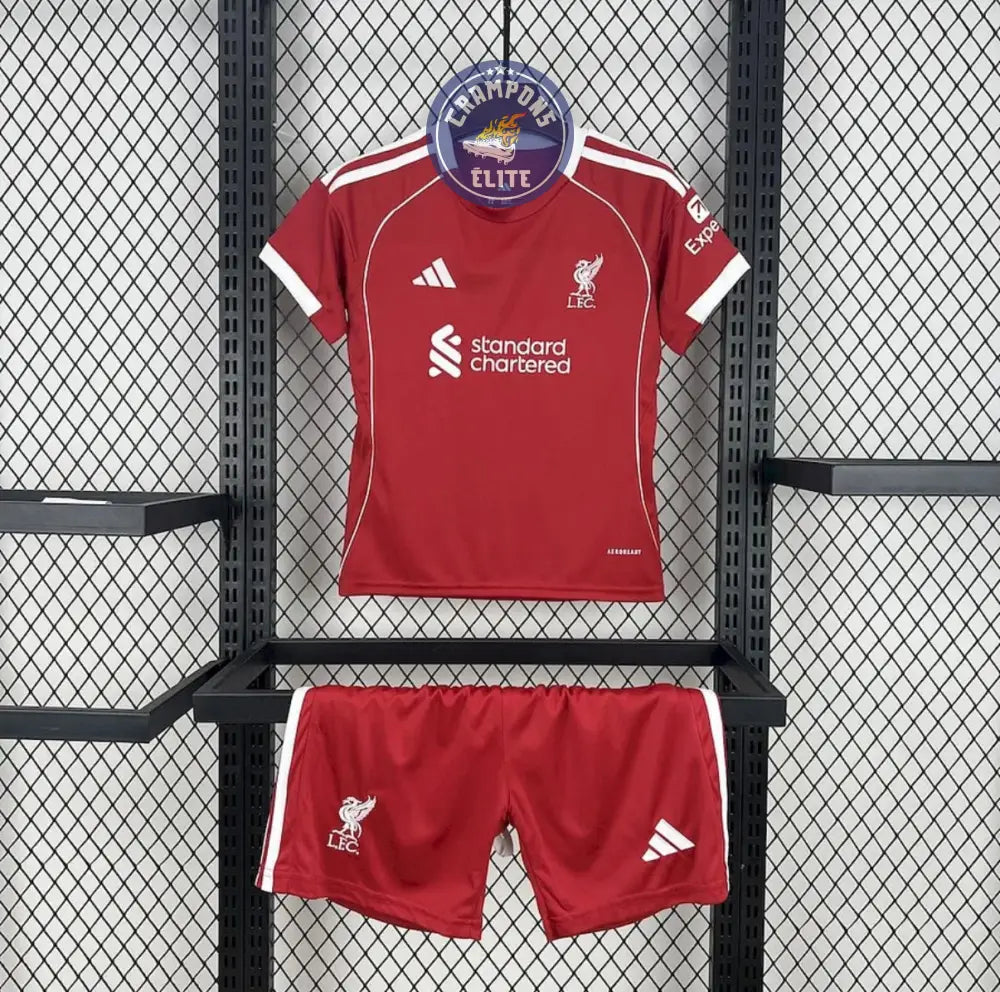Image of Kits Enfants Liverpool 2025/26 Domicile