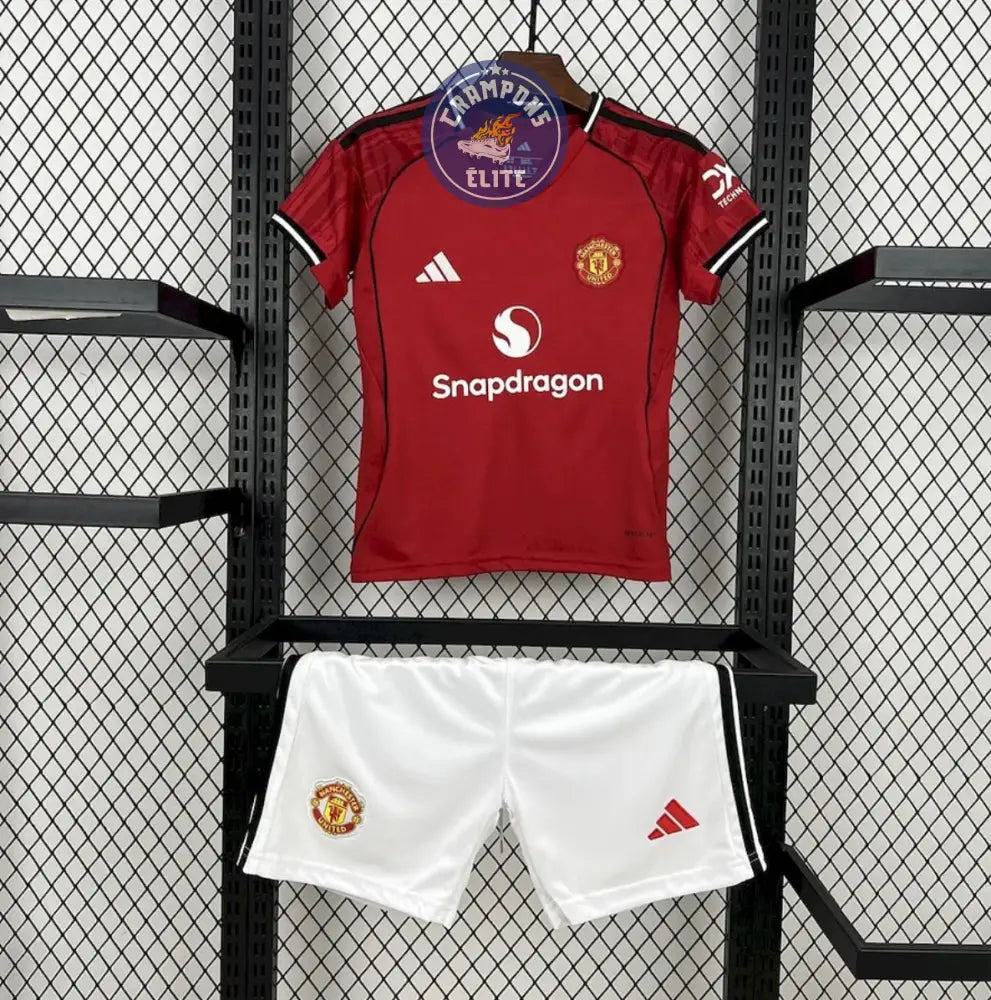 Kits Enfants Manchester United 2025/26 Domicile
