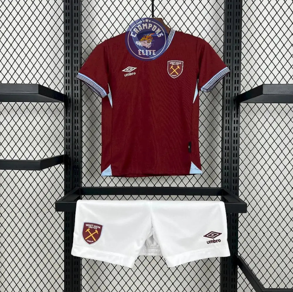 Kits Enfants West Ham 2025/26 Domicile