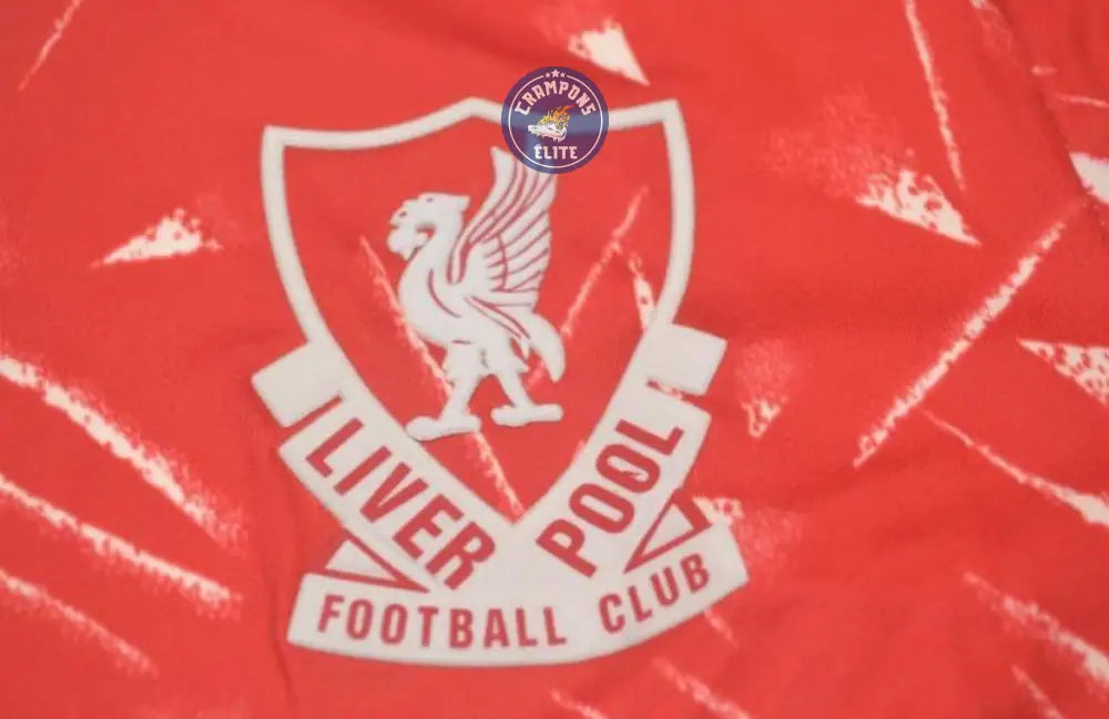 Liverpool 1989/90 Domicile à manches longues