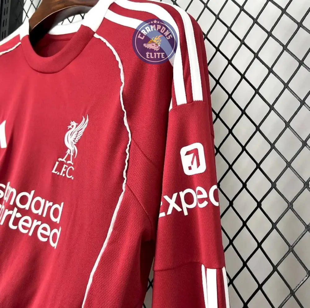 Liverpool 2025/26 Domicile à manches longues