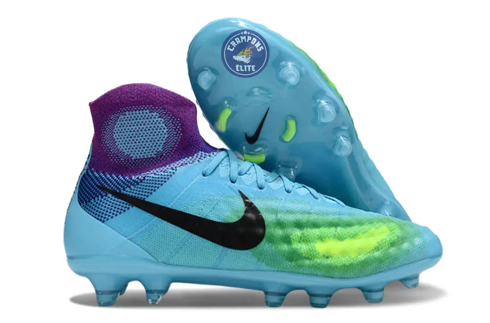 Image of Nike Magista Obra 2 FG - Bleu/Vert/Violet/Noir
