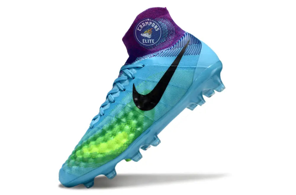 Image of Nike Magista Obra 2 FG - Bleu/Vert/Violet/Noir