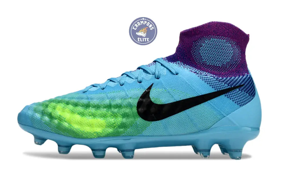 Image of Nike Magista Obra 2 FG - Bleu/Vert/Violet/Noir