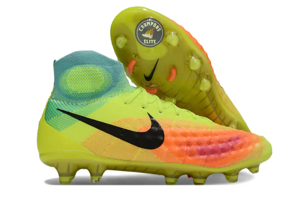 Image of Nike Magista Obra 2 FG - Fluo/Rose/Turquoise