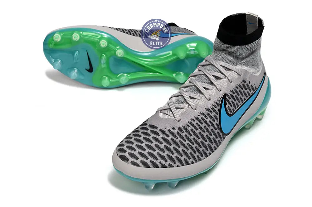 Nike Magista Obra AG - Gris/Bleu/Vert