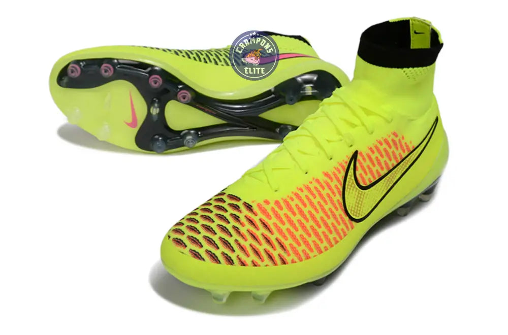 Nike Magista Obra AG - Neon/Sort/Rød
