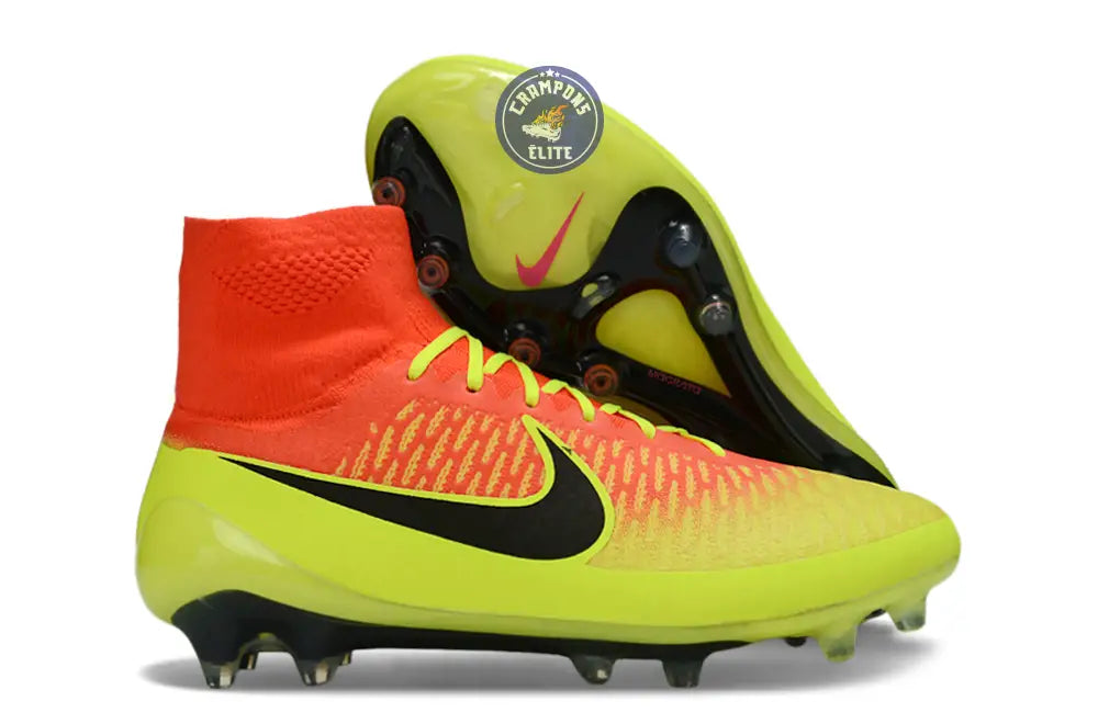 Image of Nike Magista Obra AG - Rouge/Noir/Jaune Fluo