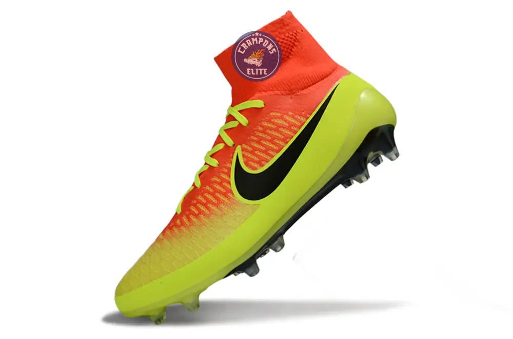Nike Magista Obra AG - Rouge/Noir/Jaune Fluo