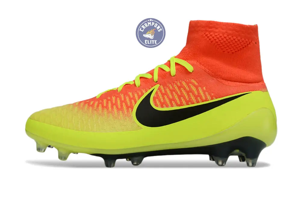Nike Magista Obra AG - Rouge/Noir/Jaune Fluo