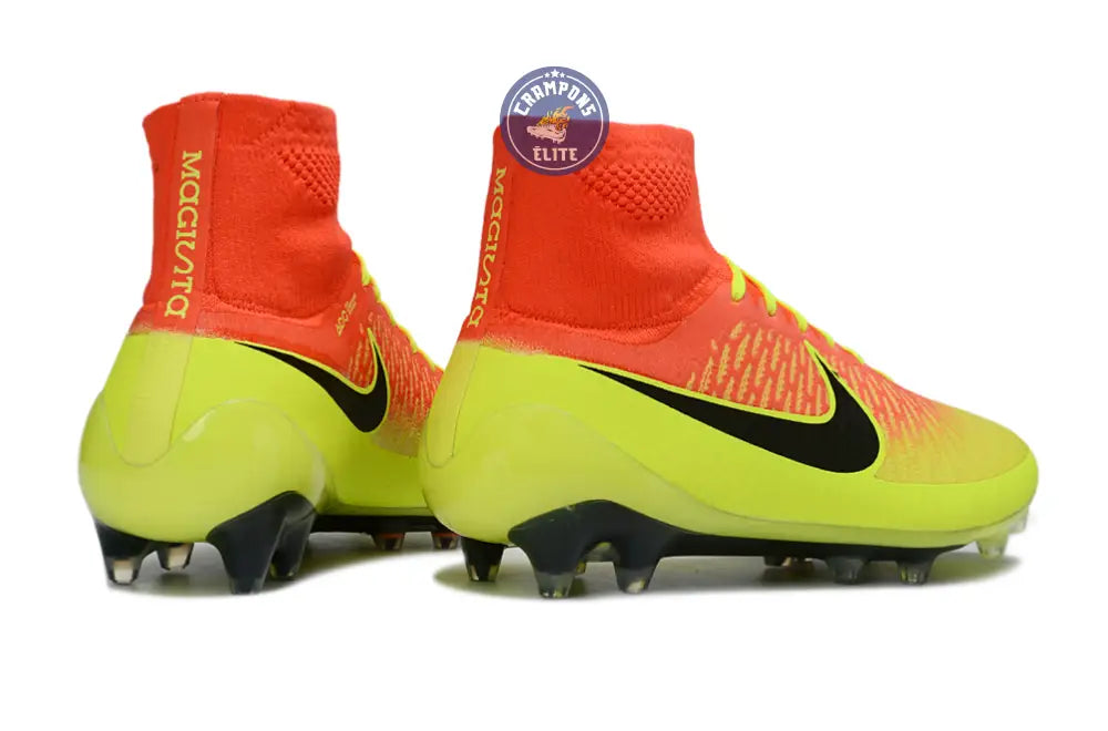 Nike Magista Obra AG - Rouge/Noir/Jaune Fluo