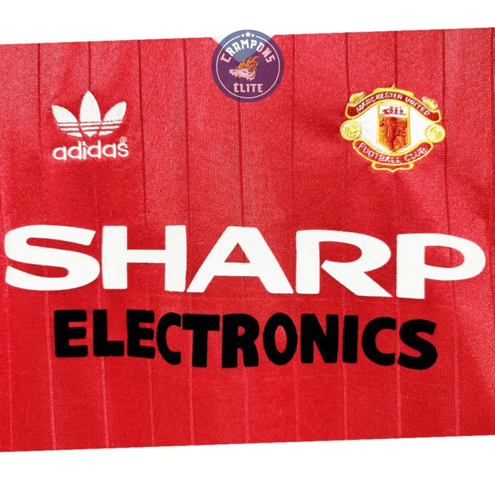 Manchester United 1982/83 Domicile à manches longues