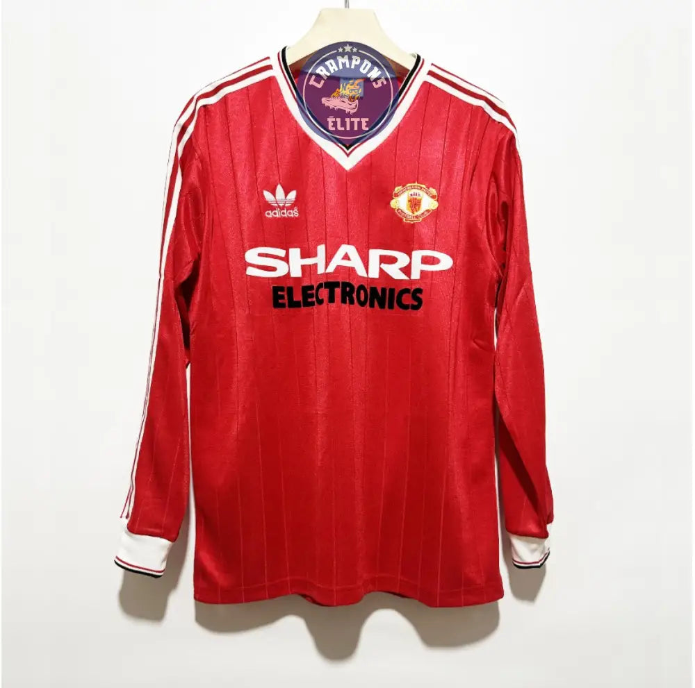 Manchester United 1982/83 Domicile à manches longues