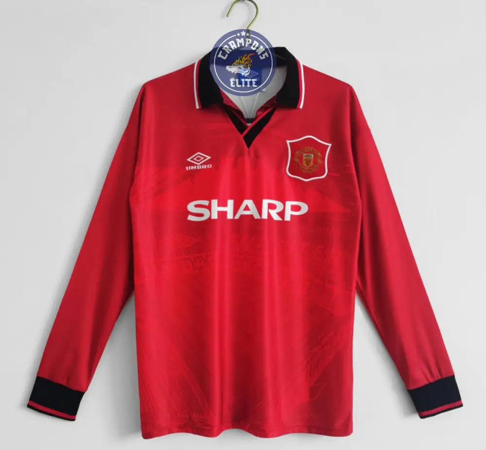 Manchester United 1994/95 Domicile à manches longues
