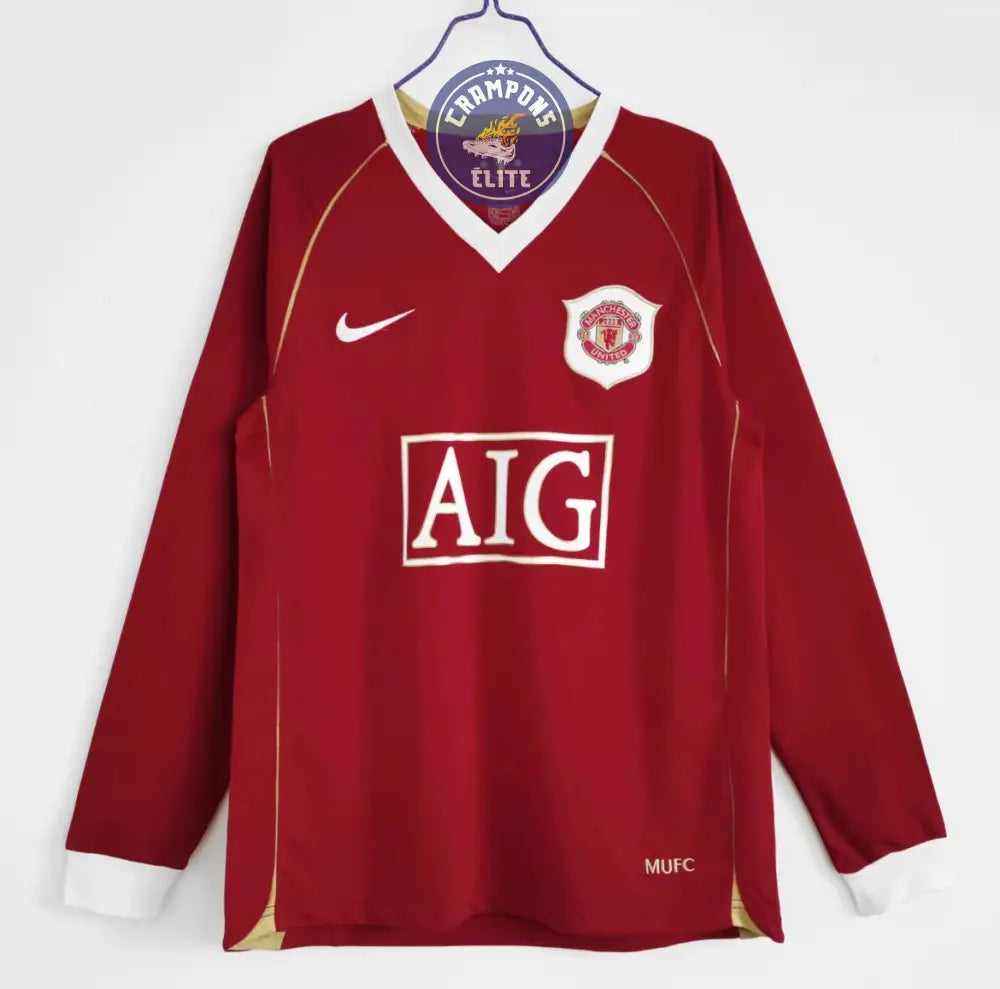 Manchester United 2006/07 Domicile à manches longues