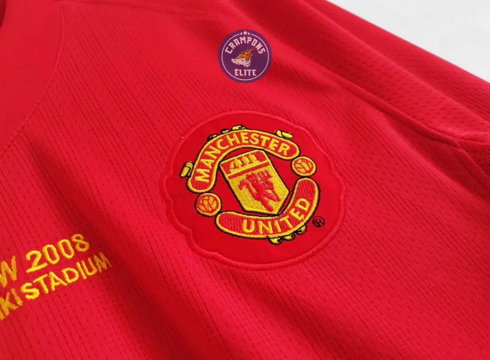 Manchester United 2007/08 Domicile à manches longues
