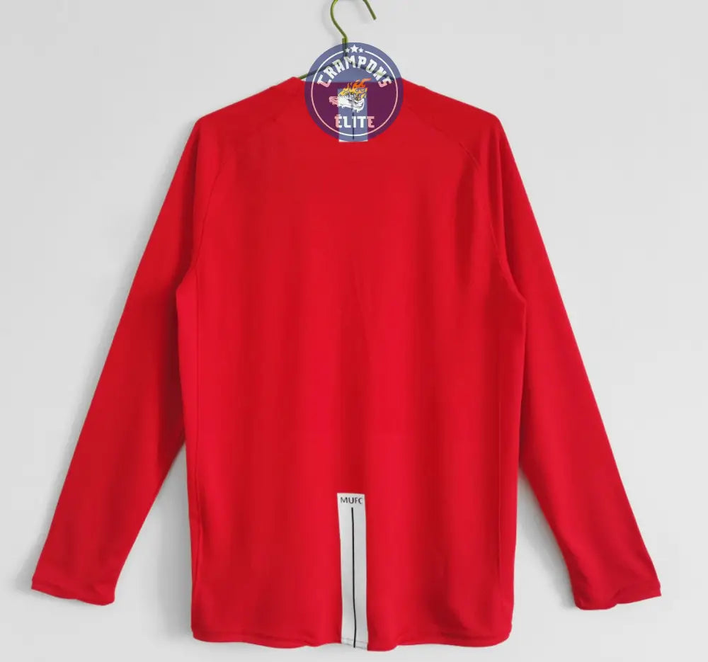 Manchester United 2007/08 Domicile à manches longues