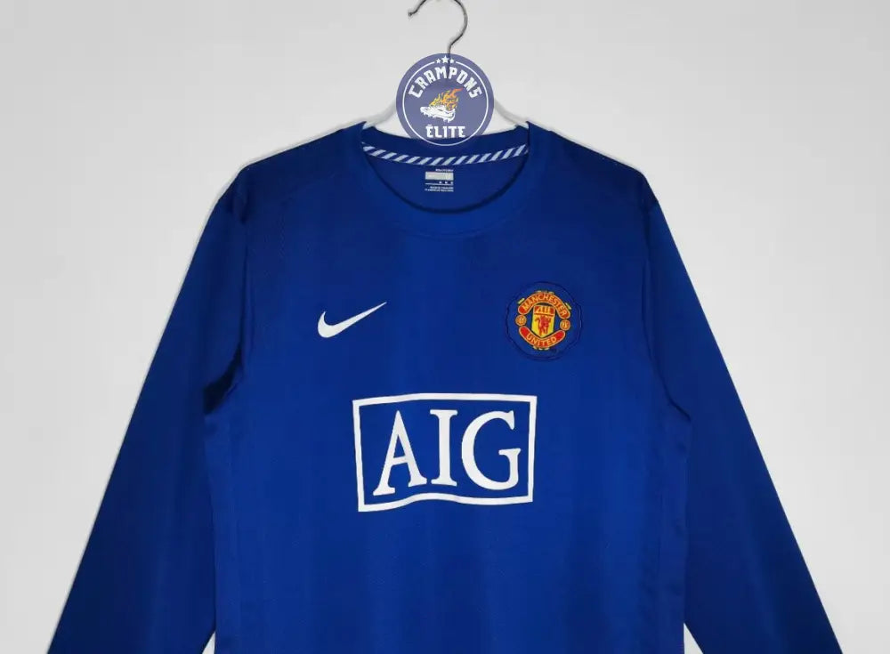 Manchester United 2007/08 Third à manches longues