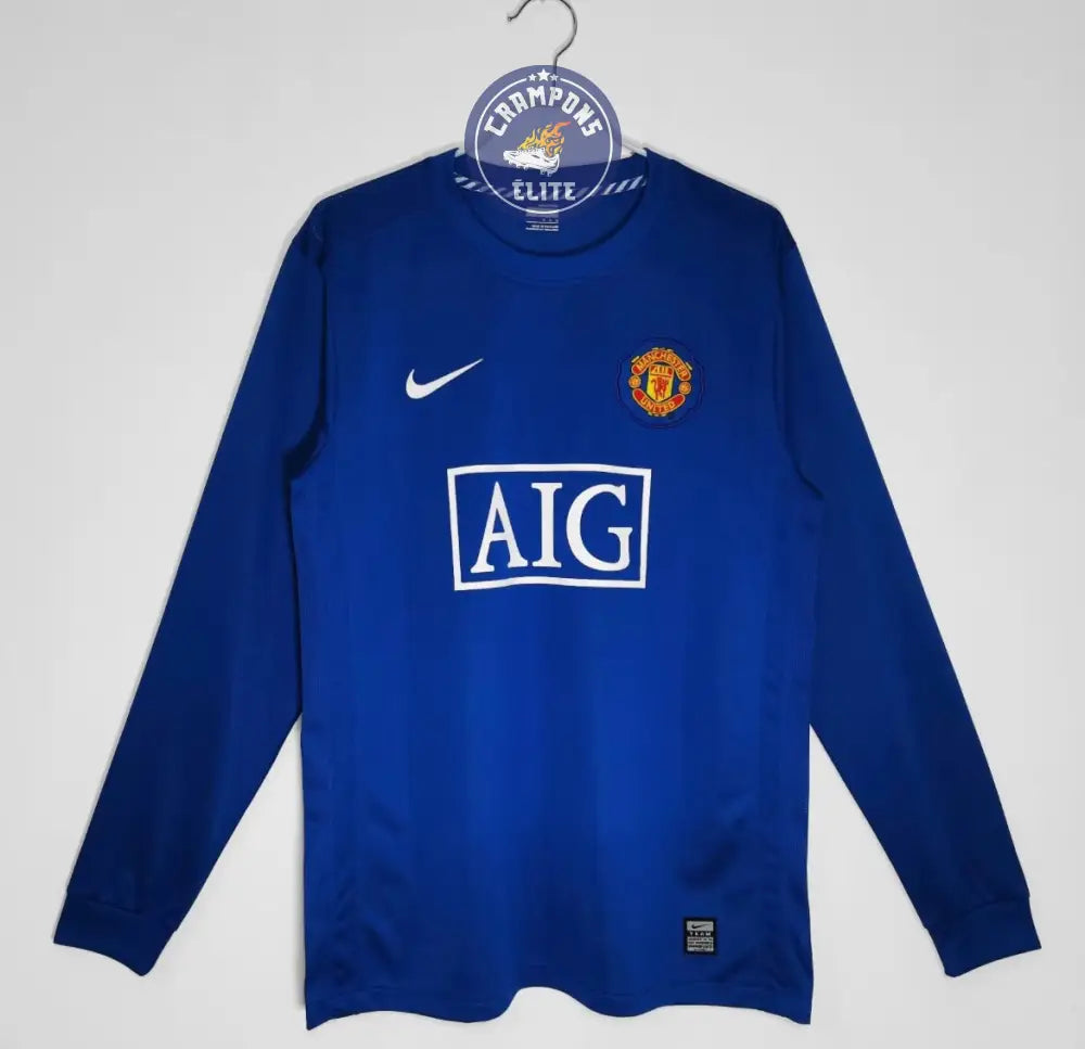 Image of Manchester United 2007/08 Third à manches longues