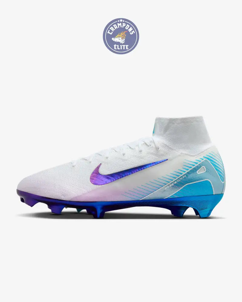Mercurial Superfly 10 Elite FG Chromatic Pack Blanc/Violet/Bleu