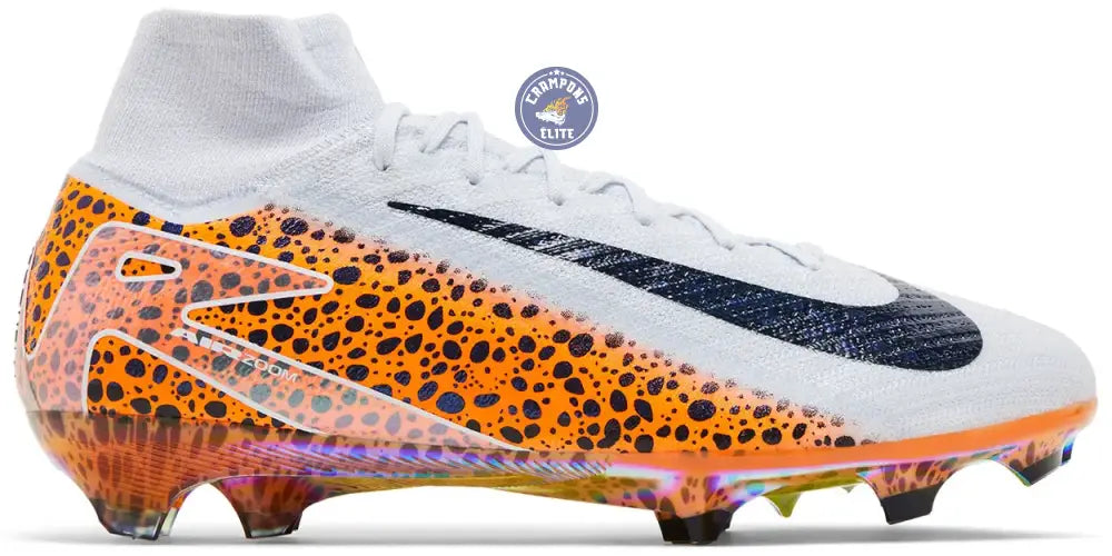 Mercurial Superfly 10 Elite FG Electric Pack Léopard Gris/Orange