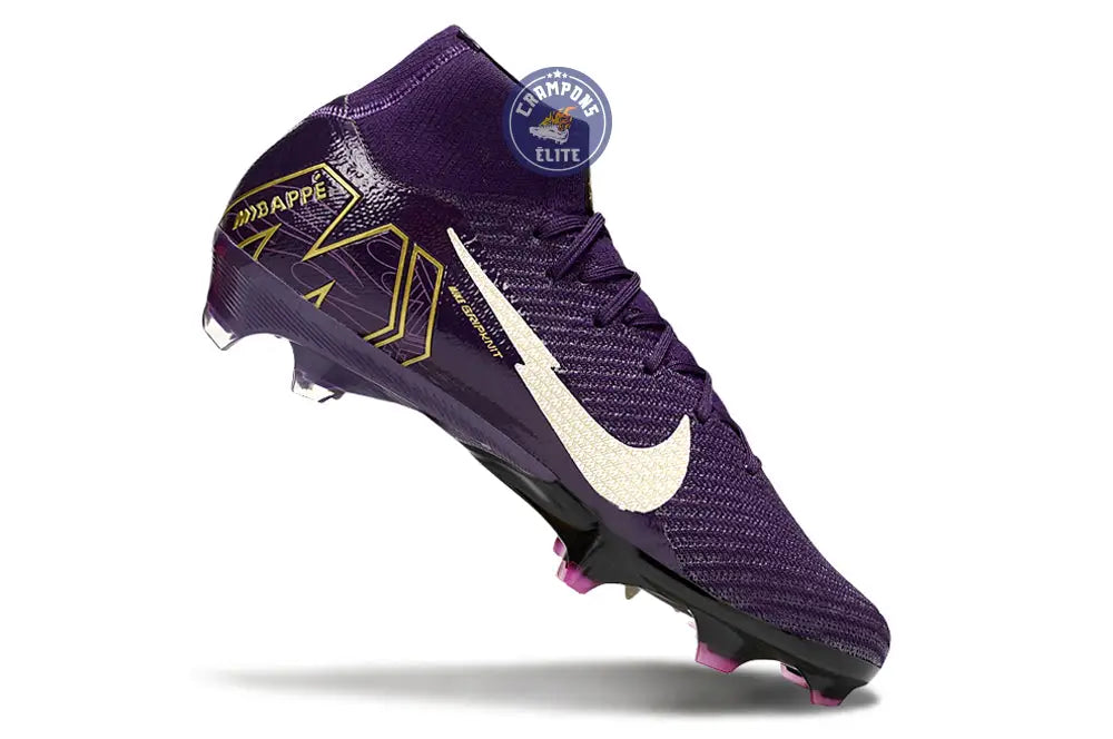MERCURIAL SUPERFLY 10 ELITE FG MBAPPÉ PERSONAL EDITION - VIOLET/BLANC