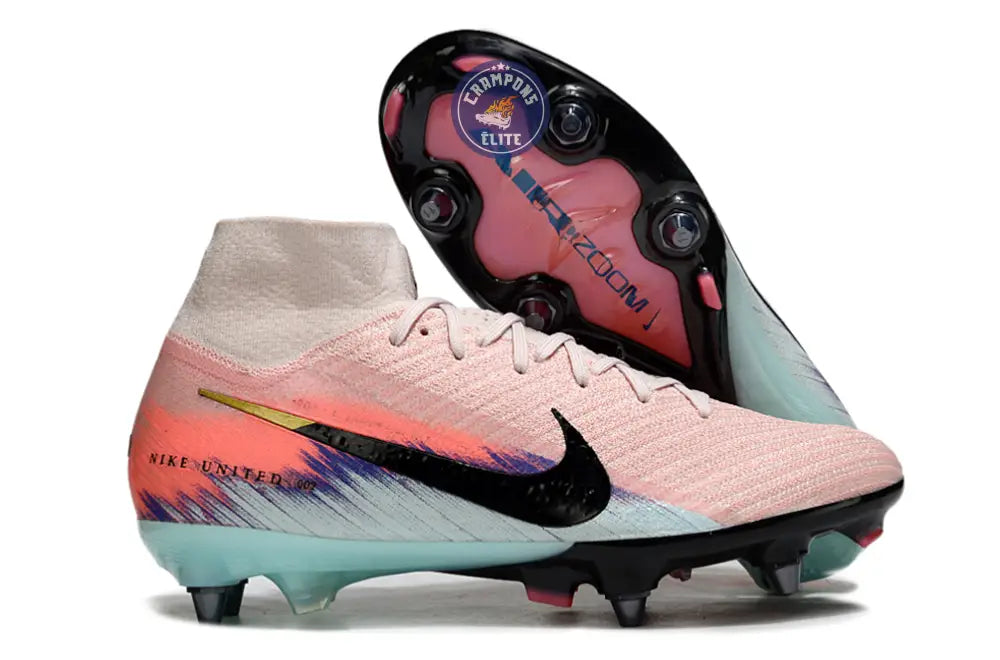 MERCURIAL SUPERFLY 10 ELITE SG UNITED - SILT RED/BLEU