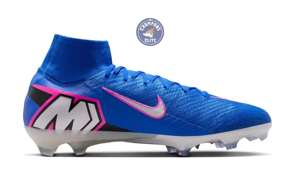 Image of MERCURIAL SUPERFLY 10 ELITE FG - ATTACK PACK - BLEU/ARGENT/ROSE