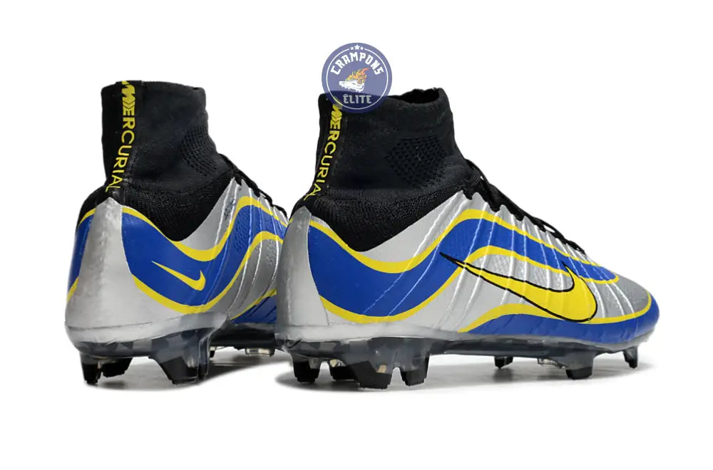 Image of Mercurial Superfly 4 R9 FG - Argenté/Bleu/Jaune/Noir