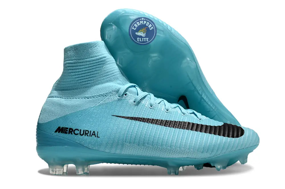 Mercurial Superfly 5 FG Bleu Ciel/Noir