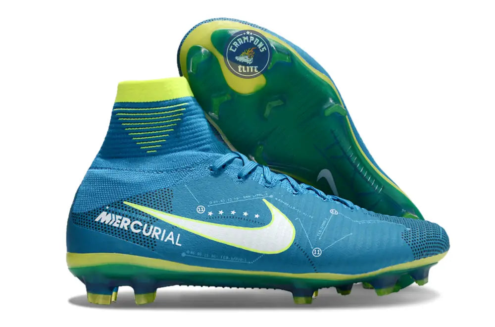 Mercurial Superfly 5 FG Neymar Bleu/Jaune