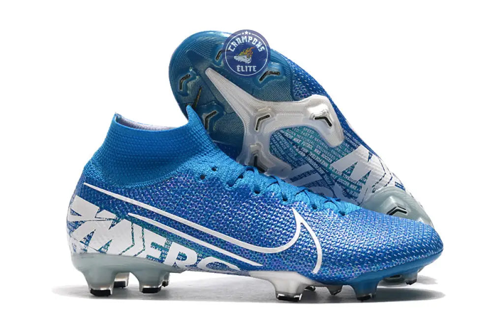 Mercurial Superfly 7 Elite FG New Lights - Bleu/Blanc