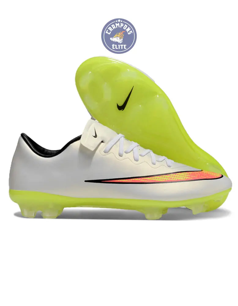 Mercurial Vapor 10 FG Blanc/Orange/Jaune