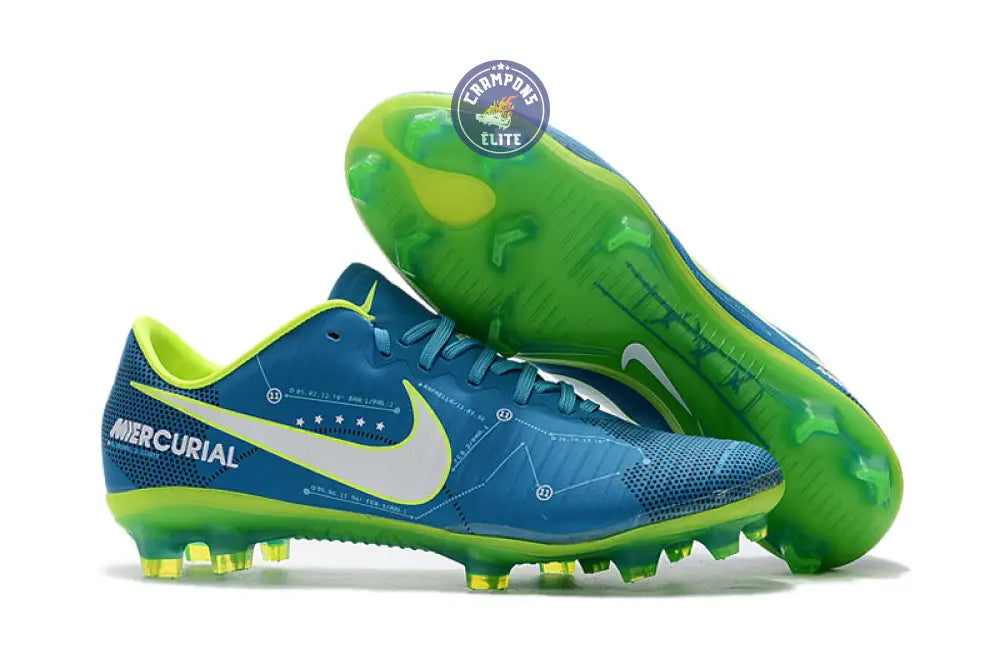 Image of Mercurial Vapor 11 Elite FG Neymar - Bleu/Vert