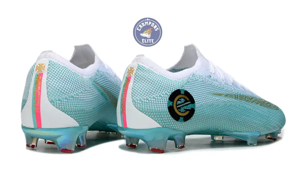 Mercurial Vapor 12 FG Chapter 6 Edição Especial - Vert Turquoise/Blanc/Doré ÉDITION LIMITÉE
