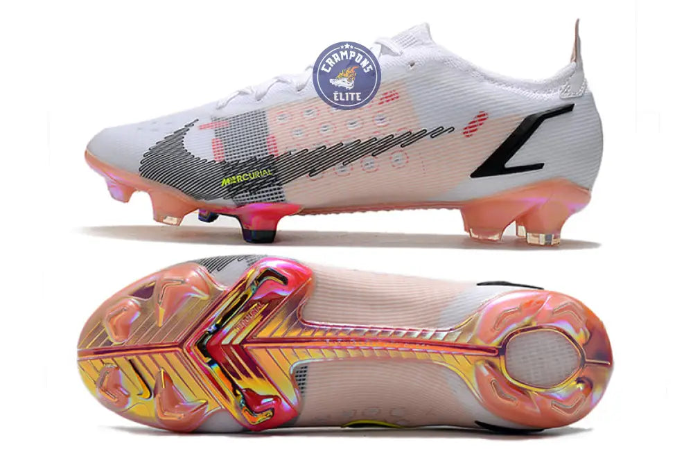 Image of MERCURIAL VAPOR 14 ELITE FG RAWDACIOUS - BLANC/ROUGE/ROSE