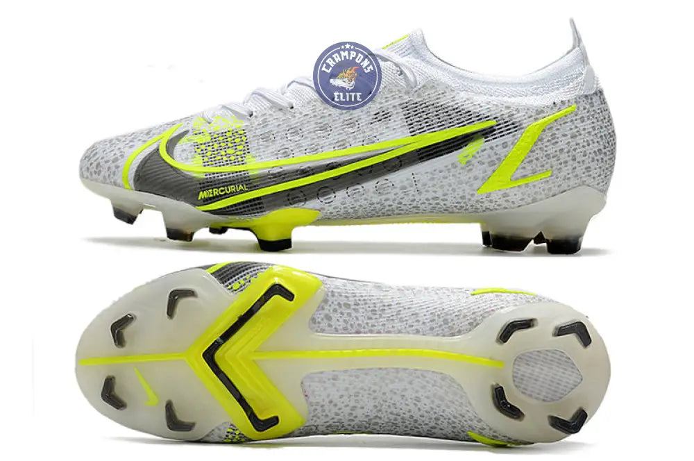 Mercurial Vapor 14 Elite FG ’White Volt’ - Blanc/Gris/Jaune Fluo