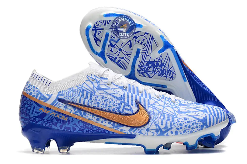Mercurial Vapor 15 Elite CR7 FG ’Azulejo’ Bleu/Doré