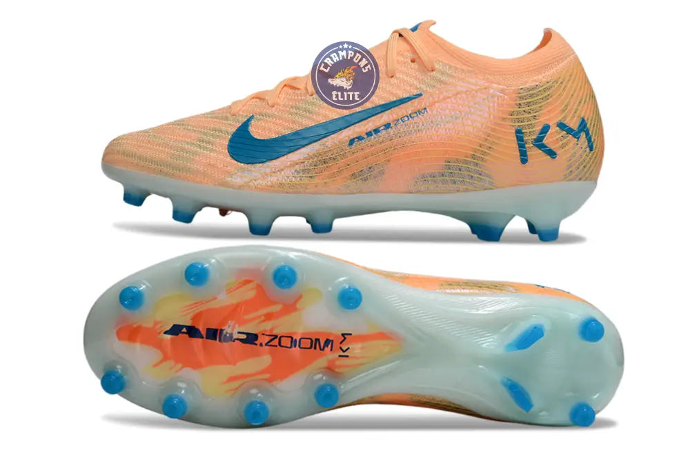 MERCURIAL VAPOR 16 ELITE AG Kylian Mbappe - Orange/Bleu turquoise