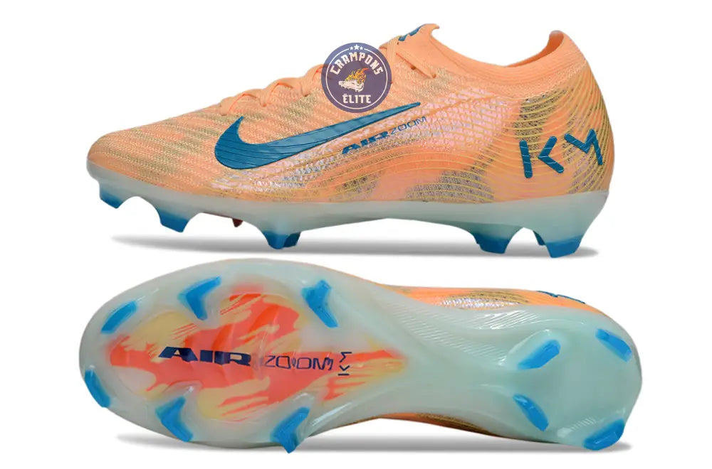 MERCURIAL VAPOR 16 ELITE FG Kylian Mbappe - Orange/Bleu turquoise FG