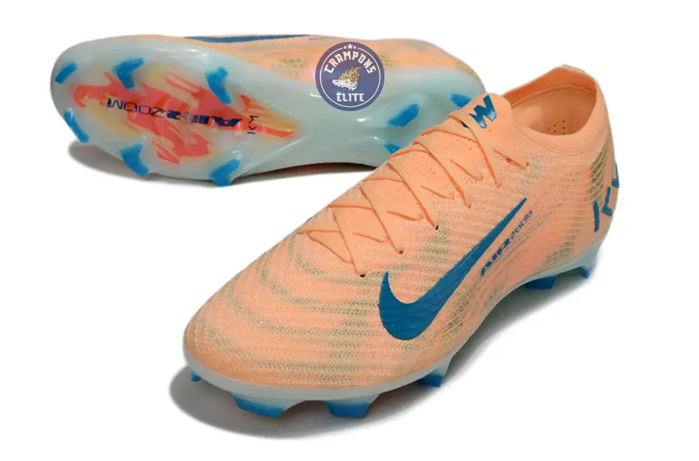 MERCURIAL VAPOR 16 ELITE FG Kylian Mbappe - Orange/Bleu turquoise FG