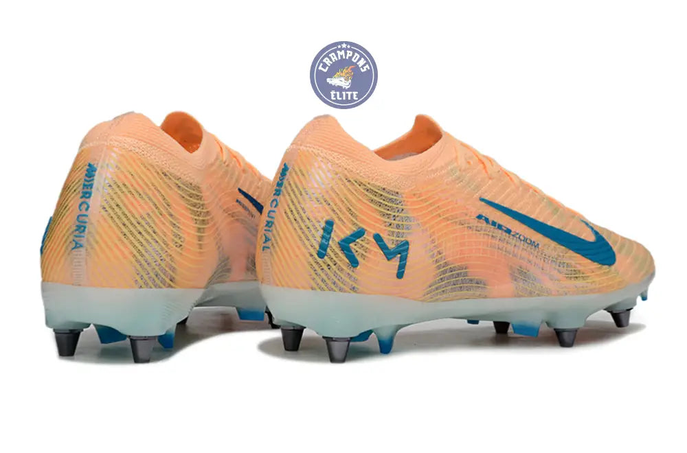 MERCURIAL VAPOR 16 ELITE SG Kylian Mbappe - Orange/Bleu turquoise SG