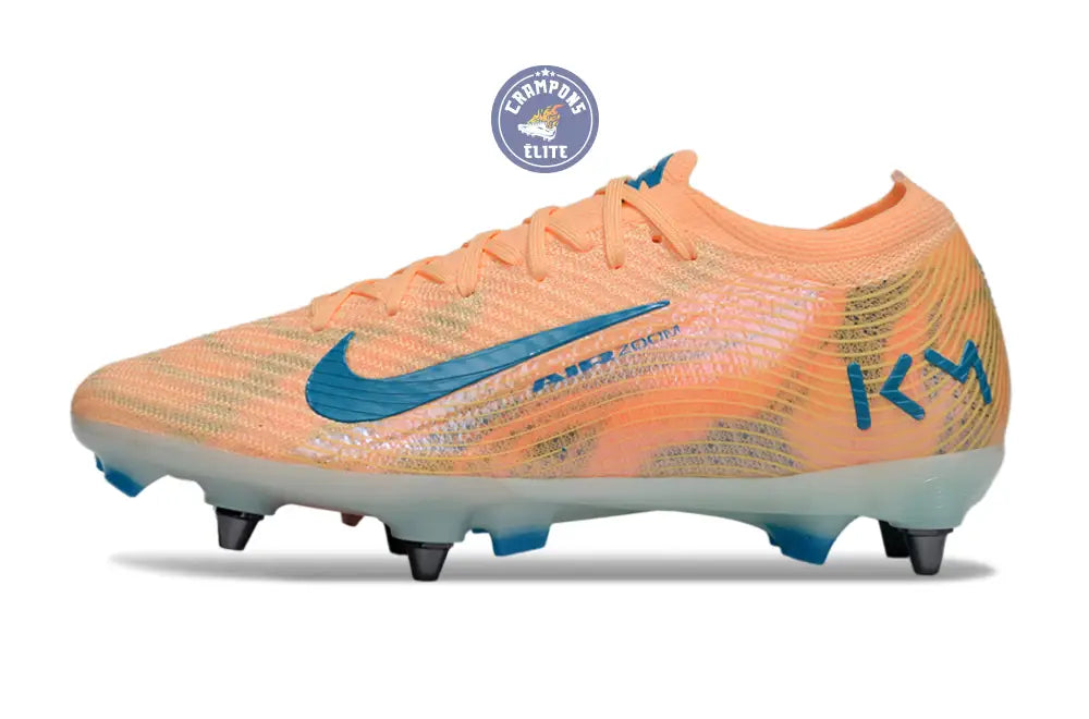 MERCURIAL VAPOR 16 ELITE SG Kylian Mbappe - Orange/Bleu turquoise SG