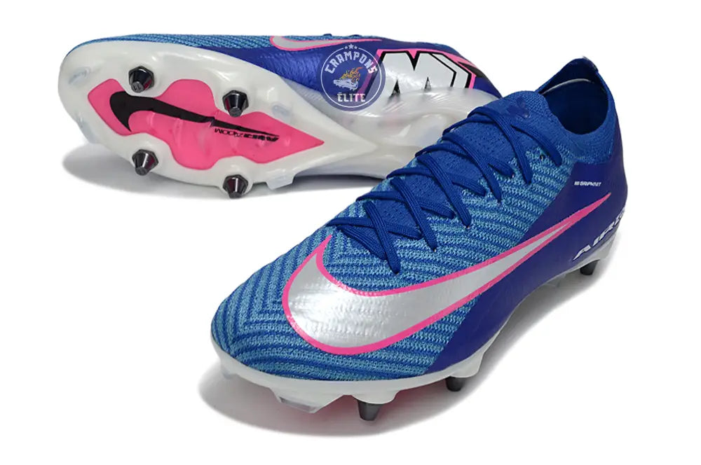 Image of Nike Air Zoom Mercurial Vapor 16 SG - Bleu/Blanc/Rose