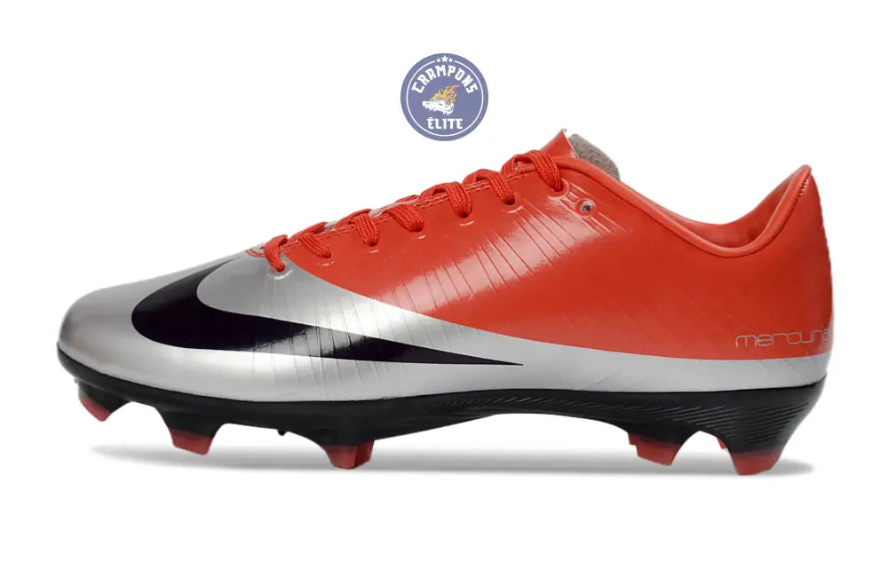 Nike Air Zoom Mercurial 10 FG 25 ans de Légende - Rouge/Noir/Argenté