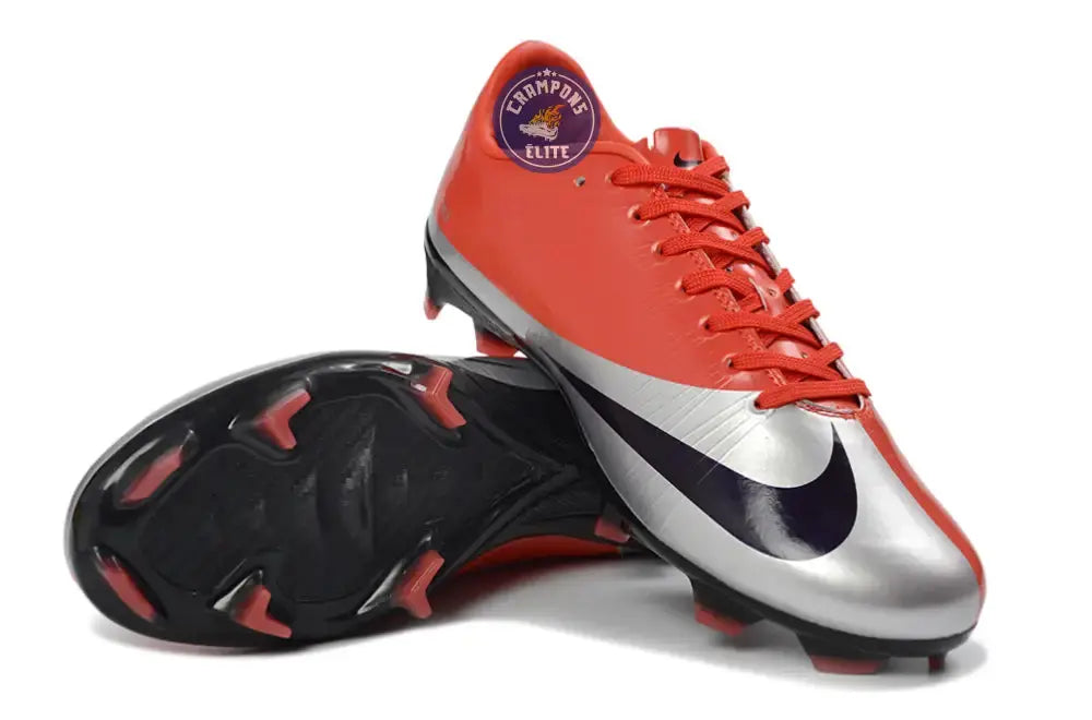 Nike Air Zoom Mercurial 10 FG 25 ans de Légende - Rouge/Noir/Argenté