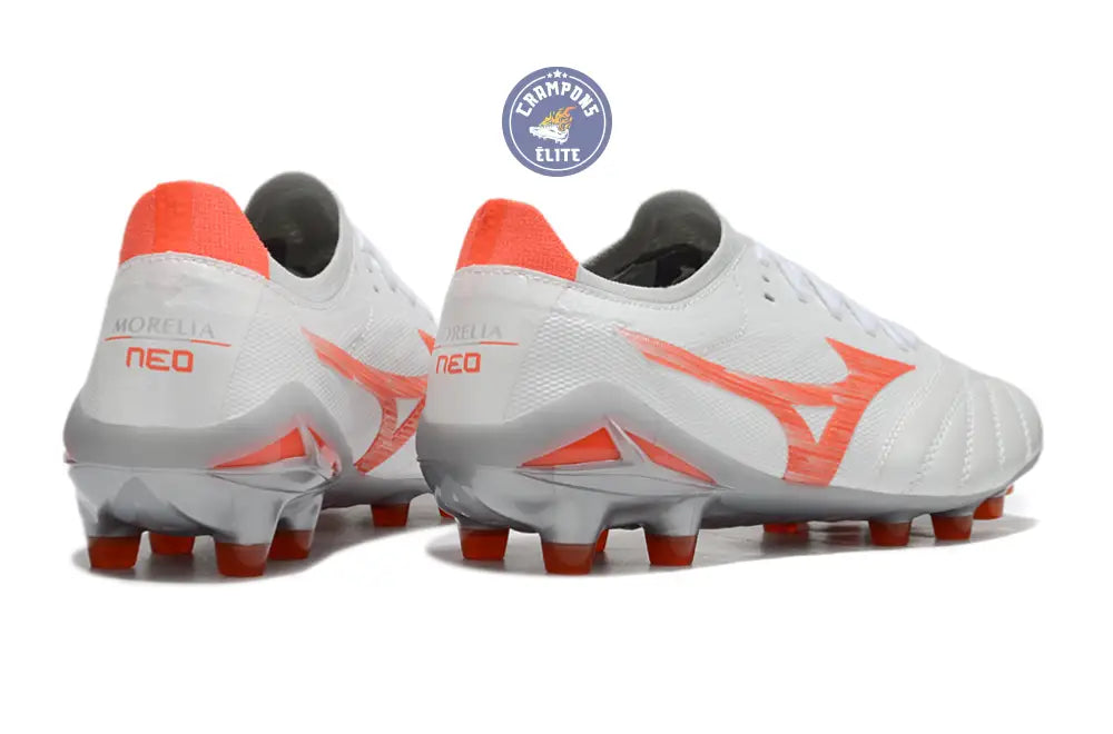 Morelia Neo 4 Beta Elite FG/AG Charge - Blanc/Radiant Red